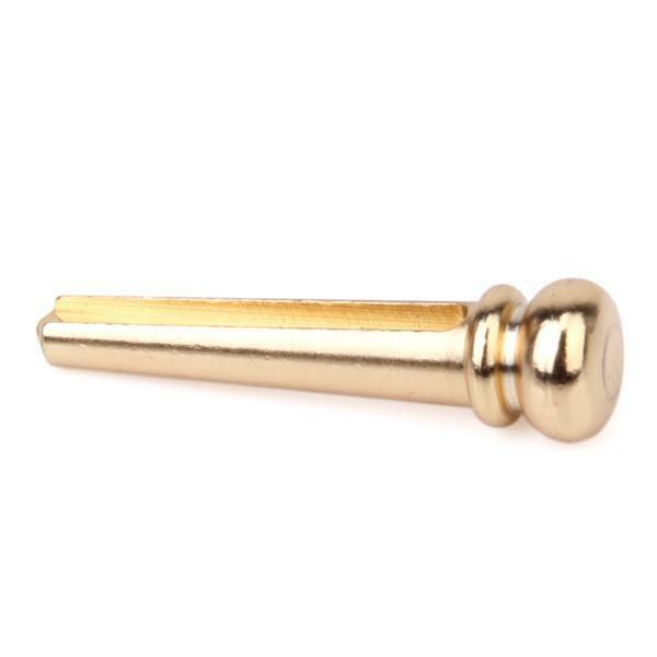 6pcs Golden Plating Brass Bridge Pins End Pin for Acoustic Guitar Strings