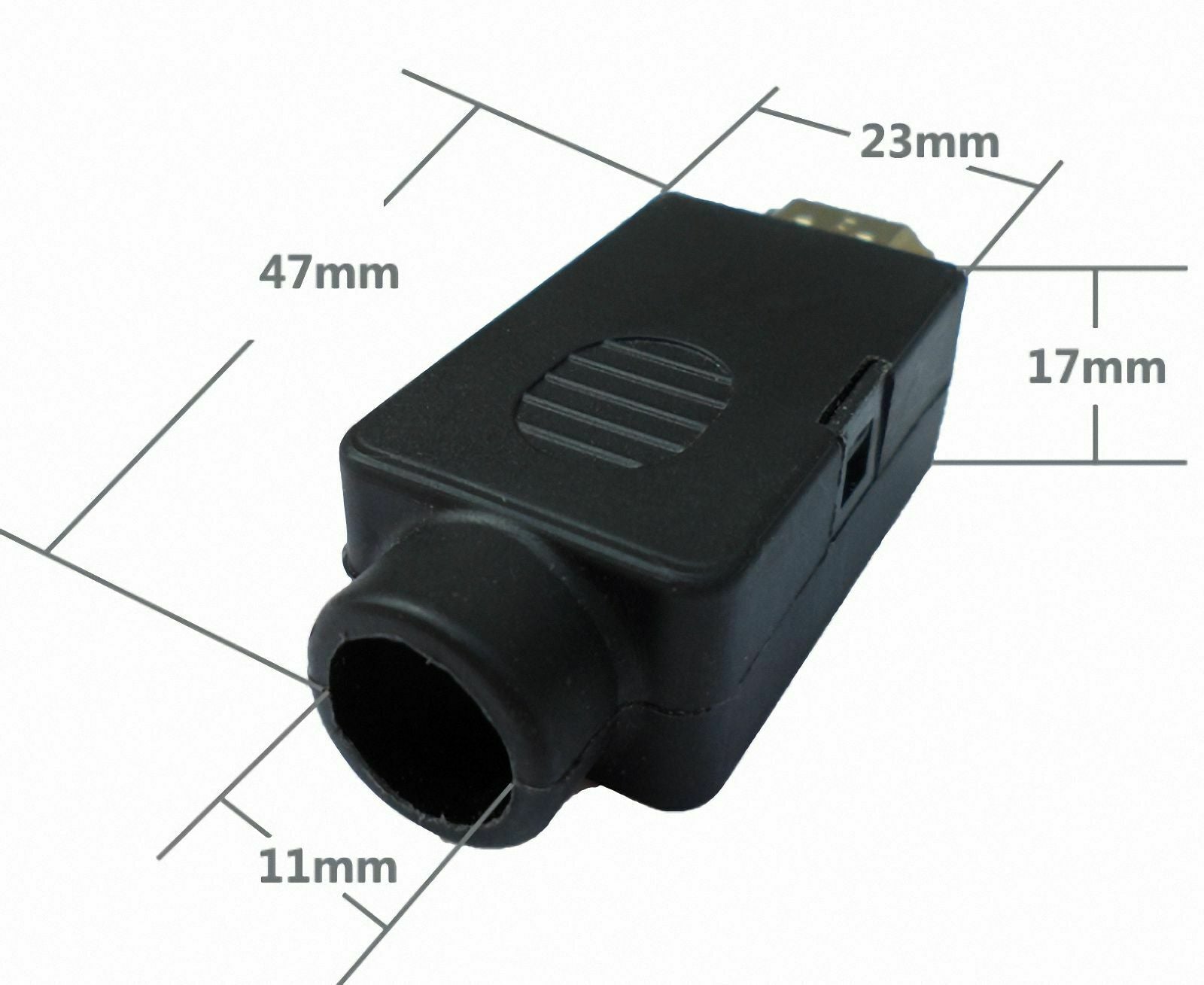 1 of HDMI Male Standard 2.0 Assemble Cable Connector to Terminal Block [M1]