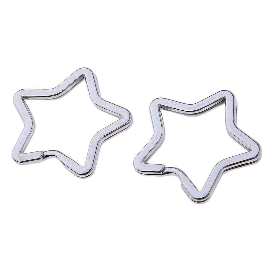 10PCS Split Key Rings Chains Lot Keychains for Personal or Wholesale Use