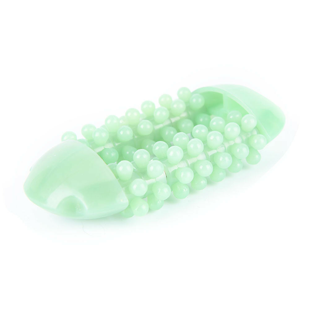 Hand Finger Massager Dual Roller Joint Relaxing Nail Plastic Massage Tool.l8