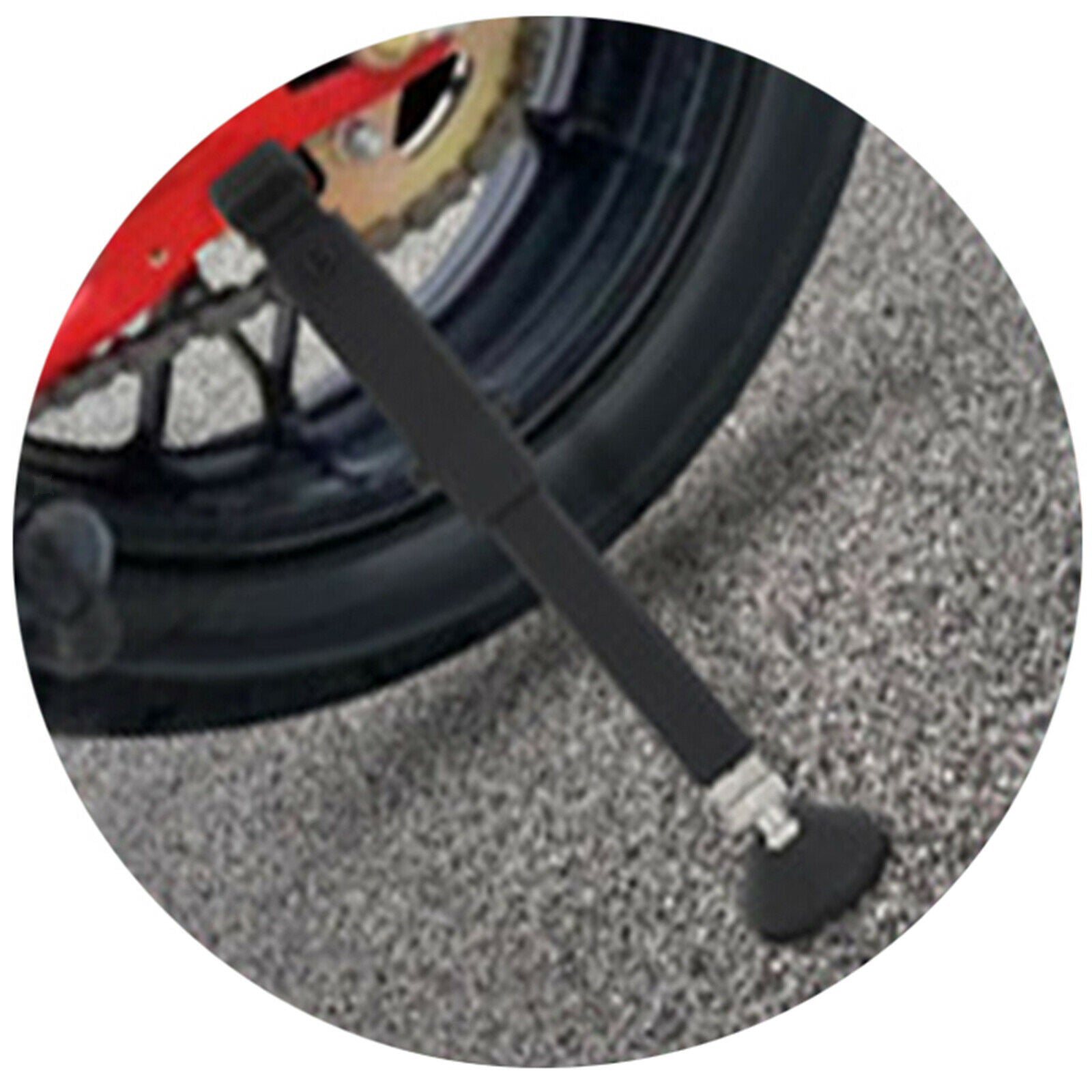 Motorcycle Wheel Support Side Stands for Scooter Dirt Bike  red