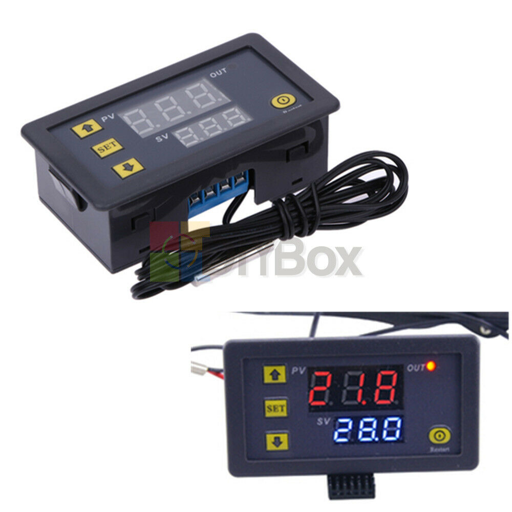 W3230 LCD Digital Thermostat Temperature Controller Meter Regulator 20A