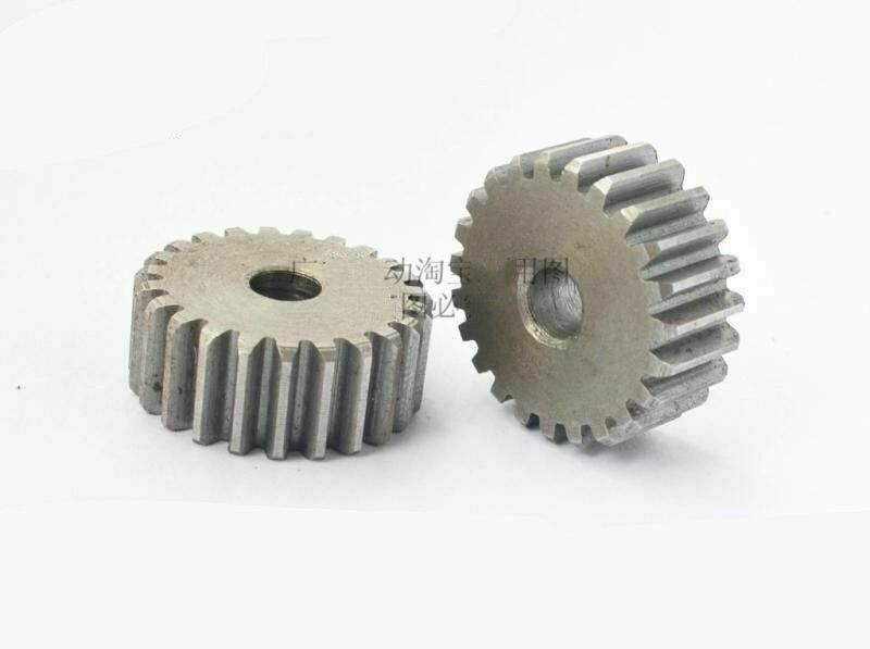 1Mod 26T Spur Gear 45# Steel Pinion Gear Thickness 10mm Reference Diameter 28mm