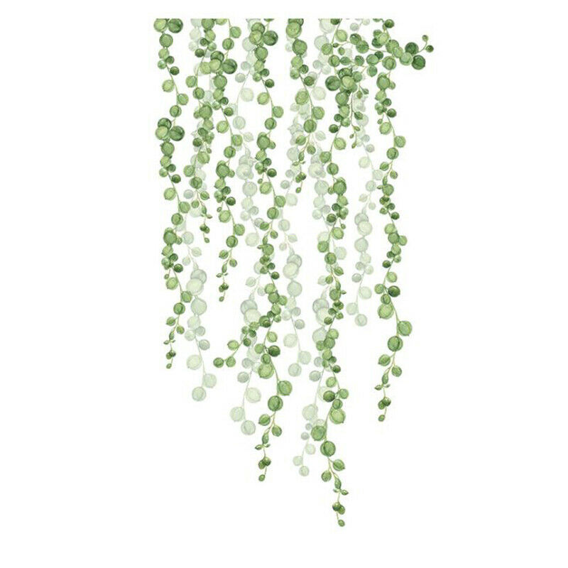 Plants Green Leaves Living Room Bedroom Decor Wall Stickers Diy Wall Door DeBDD