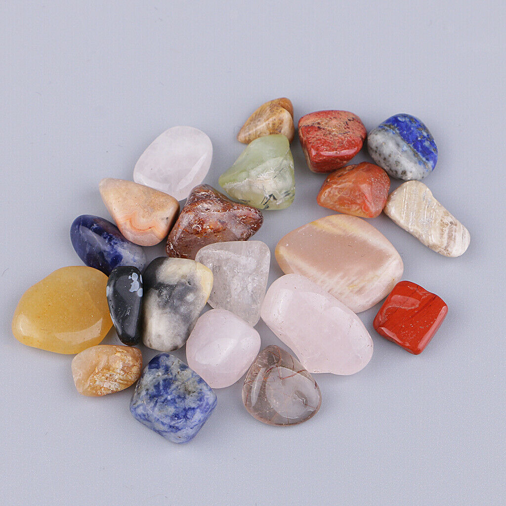 1 Piece Pattern Collection Box (21 Pieces Crystal Stones) For Terrarium Aquarium