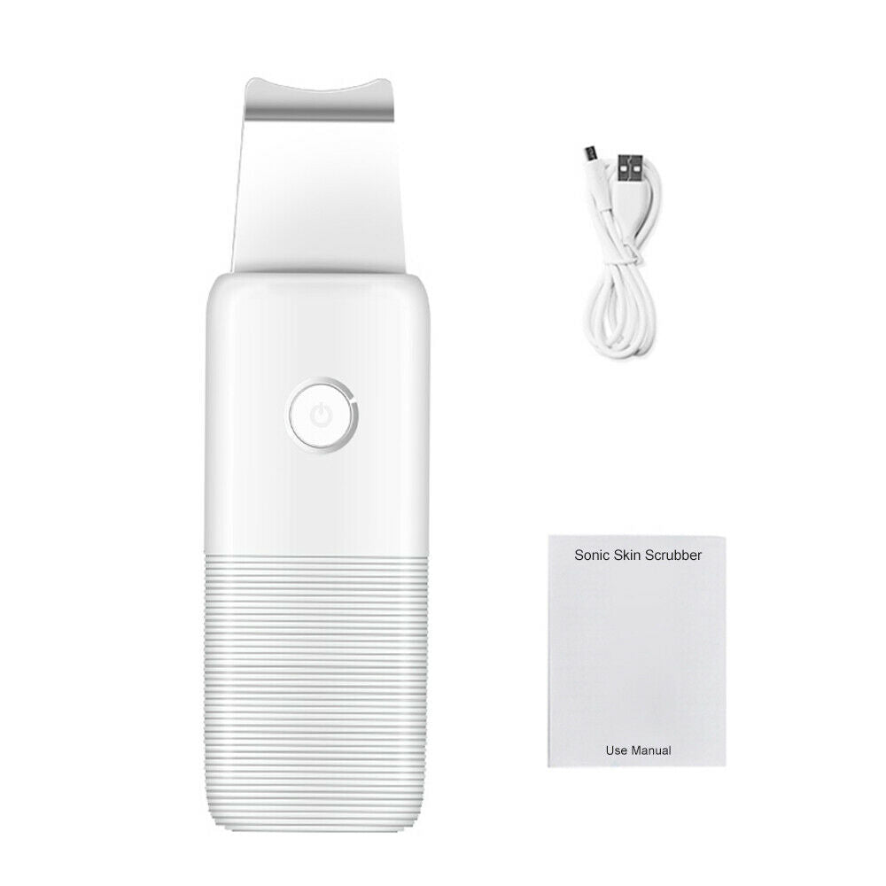 New Ultrasonic Skin Scrubber Shoveling Peeling Remover Facial Pore Deep Cleaning
