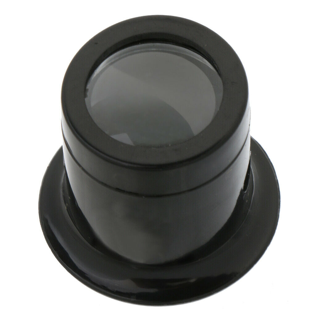 2pcs Watch Repair Eye Magnifier Loupe 10X 5X Jeweler Loupe Magnifing Tools
