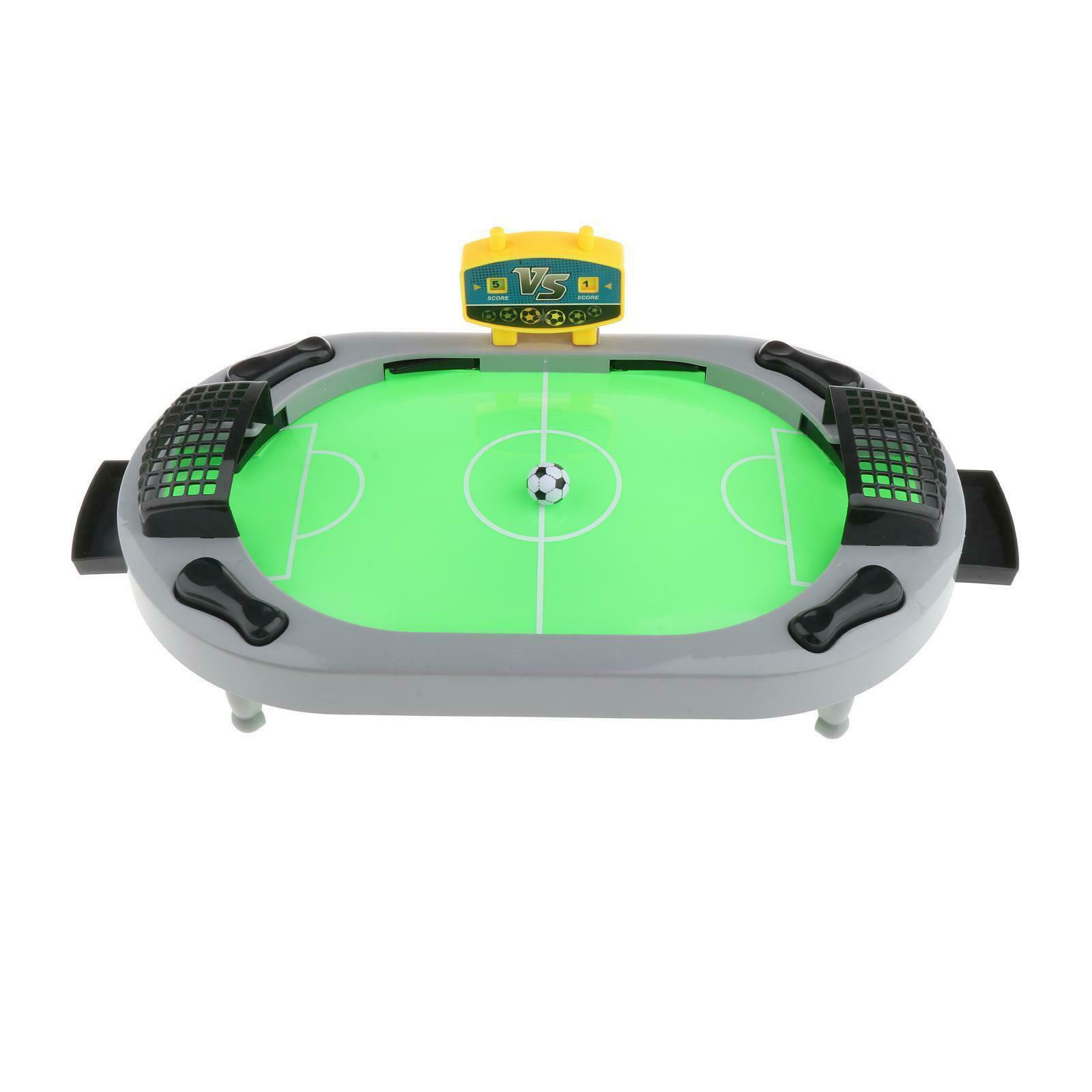 Novelty Table Soccer Game Sport with Two Balls and Score Keeper for Kids