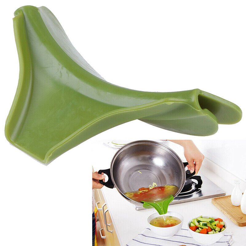 1Pc New Silicone Soup Funnel Kitchen Gadget Tools Water Deflector ToDDAT.l8
