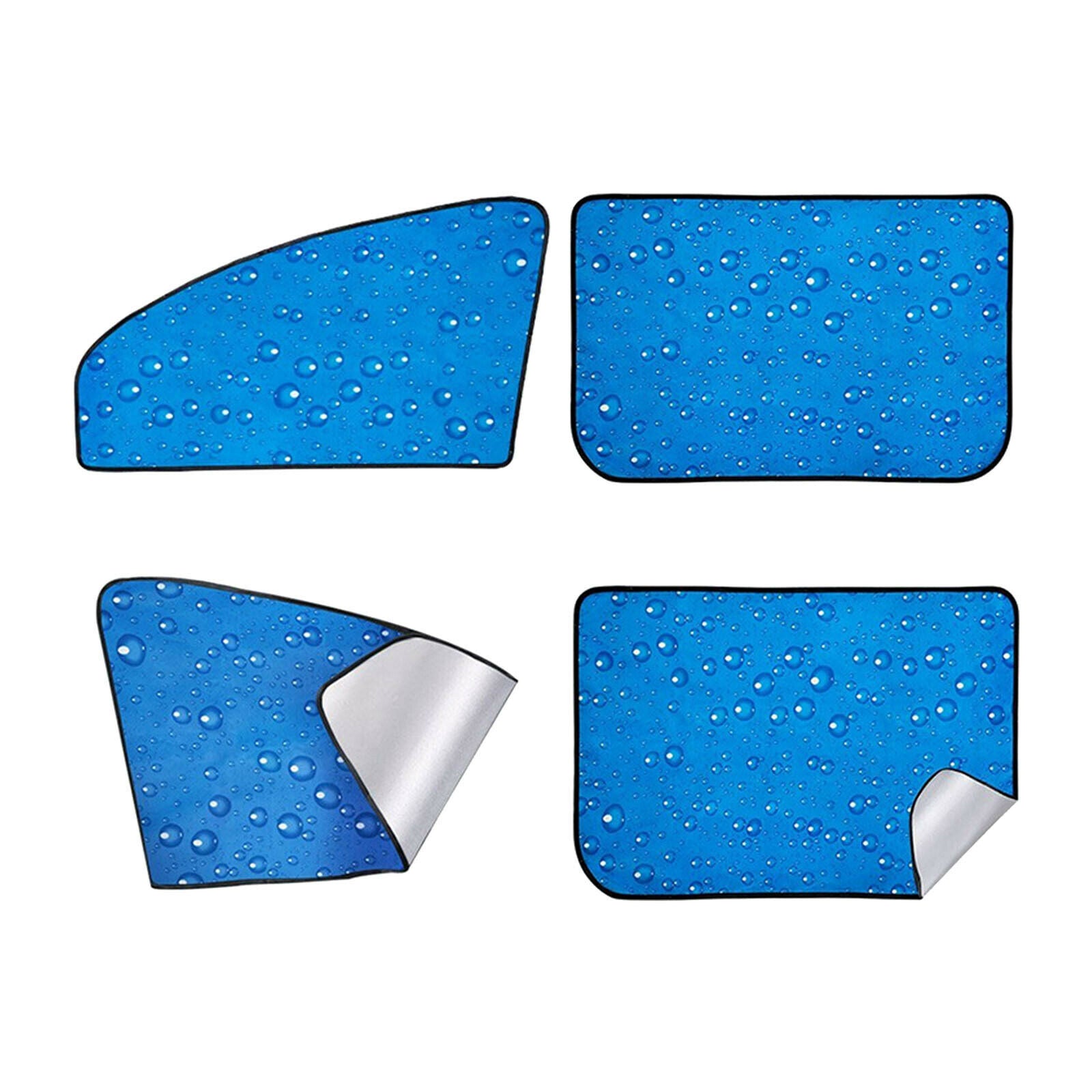 4-pack Anti-UV Car Magnetic Side Window Sunshade Shade Premium Retractable