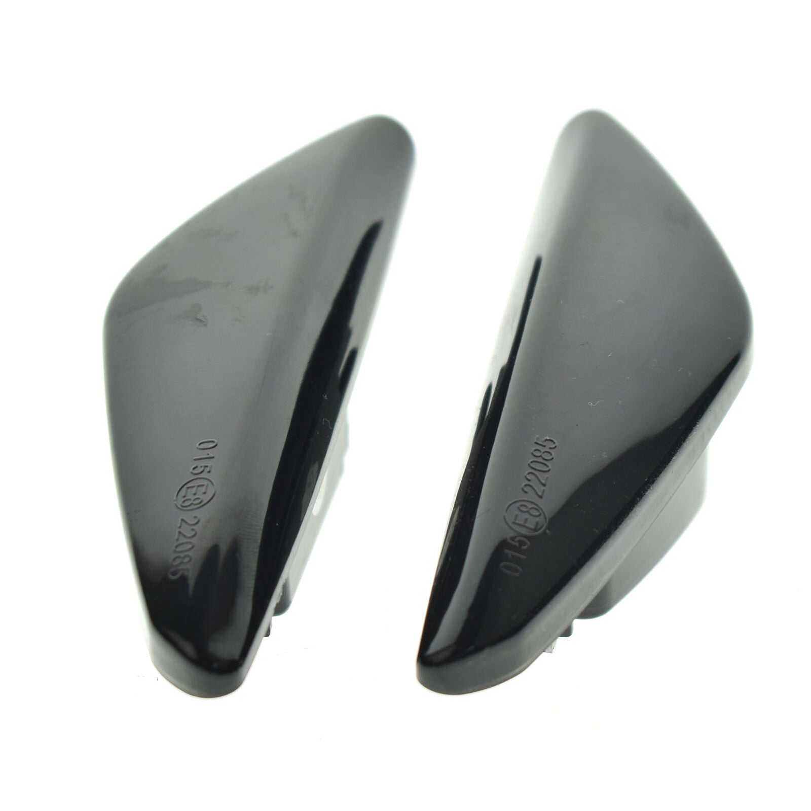 2x LED Side Marker Turn Signal Lights Black Smoked For BMW X3 X5 X6 F25 E70 E72