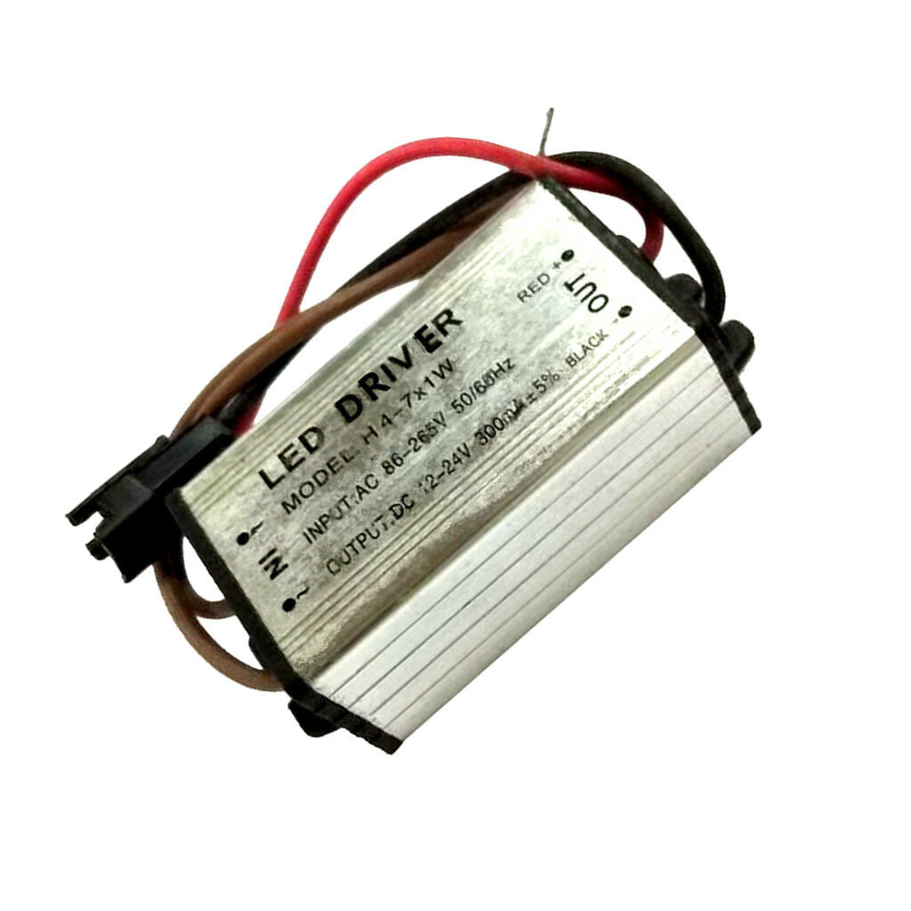 4-7W 300mA LED Driver Power Supply Convertor 85-265V AC to 12-24V DC