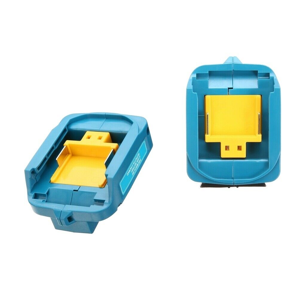 2x Blue USB Adaptor for  DEAADP05 Li-Ion 14.4V 18V LXT Batteries Charger