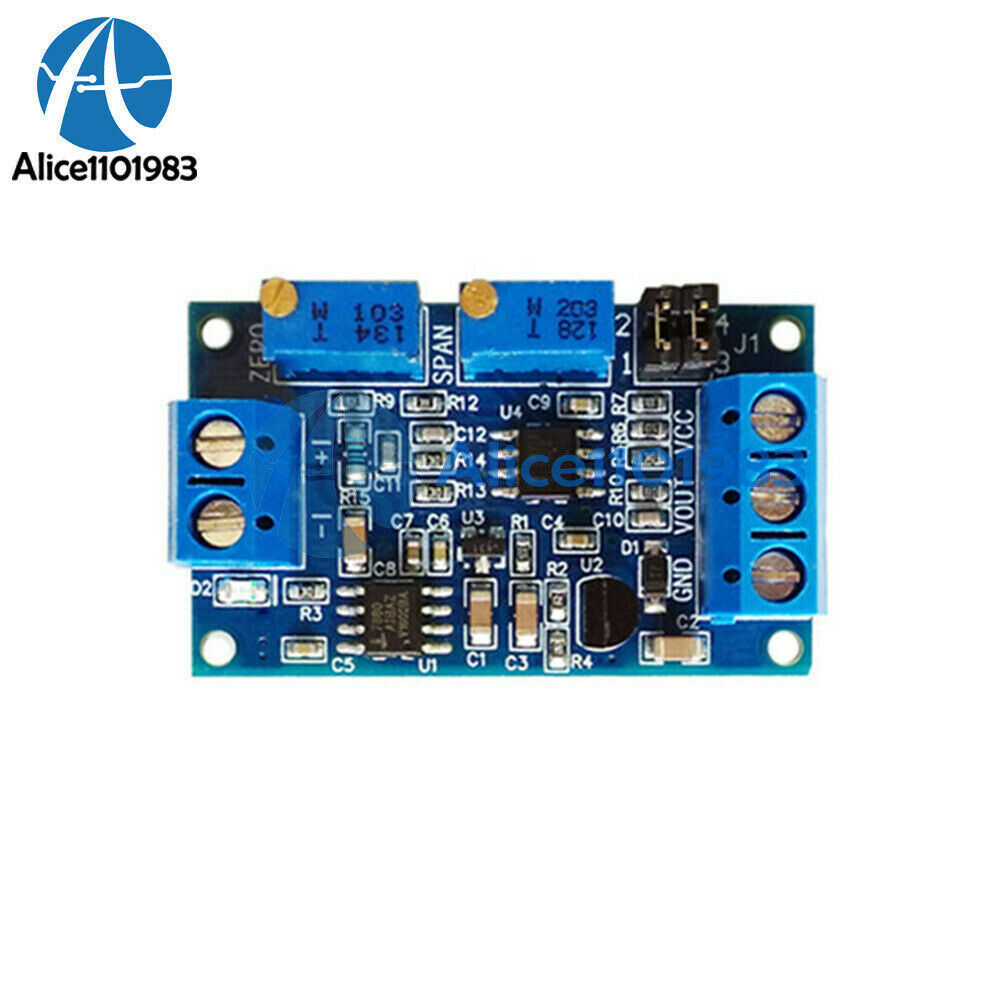 Current To Voltage 0/4-20mA To 0-3.3V 5V 10V Transmitter Signal Converter Module
