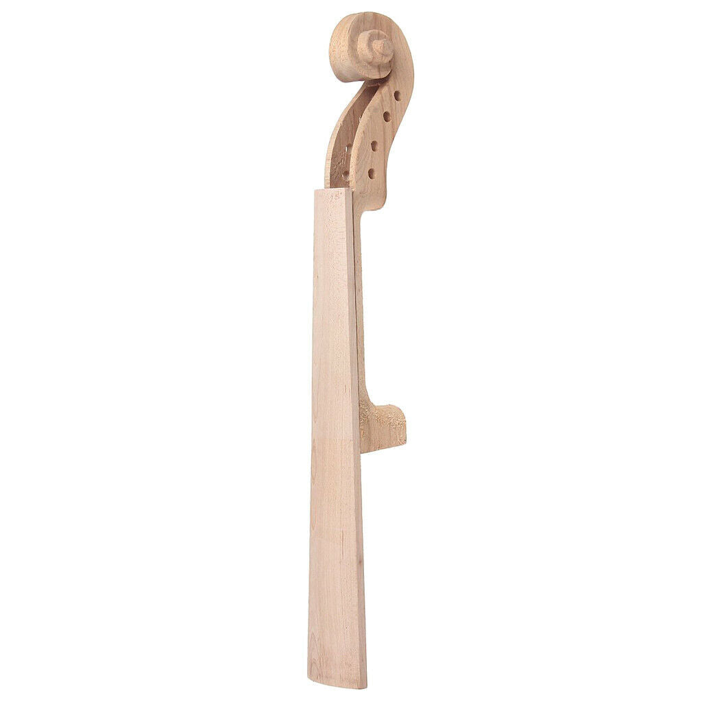 Violin Neck with Maple Wood Fingerboard Accessory Kit for 4/4 Violin