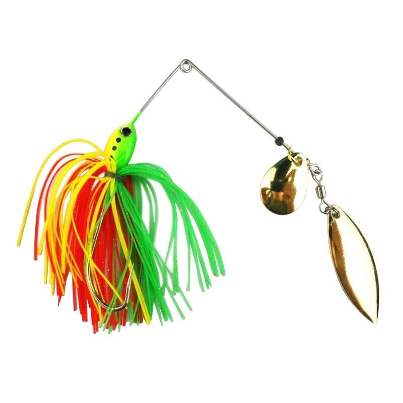 5pcs/set Buzzbait Fishing Lure Spinner Bait Jigs Leadhead Sharp Hooks New