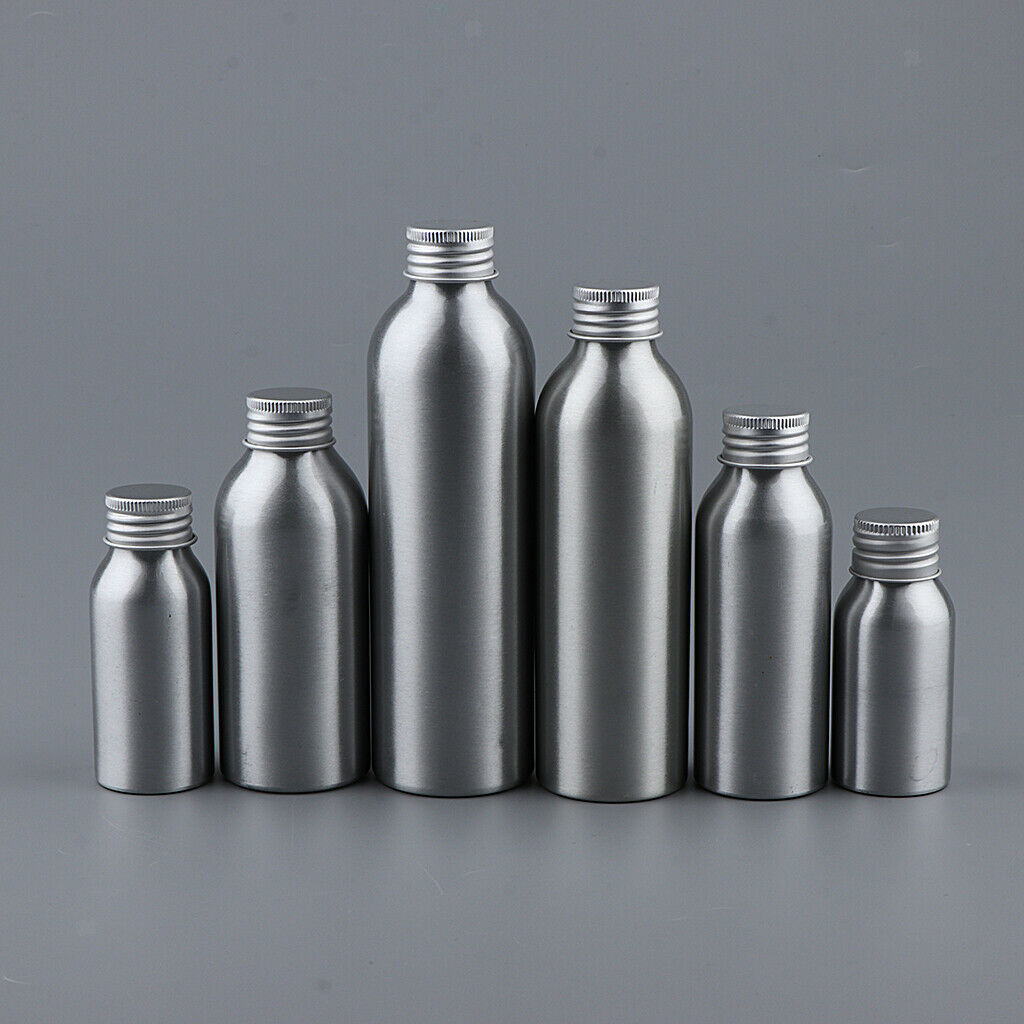 Reusable 40mL Empty Cosmetics Aluminum Bottles - Leak Proof & UV Protection -
