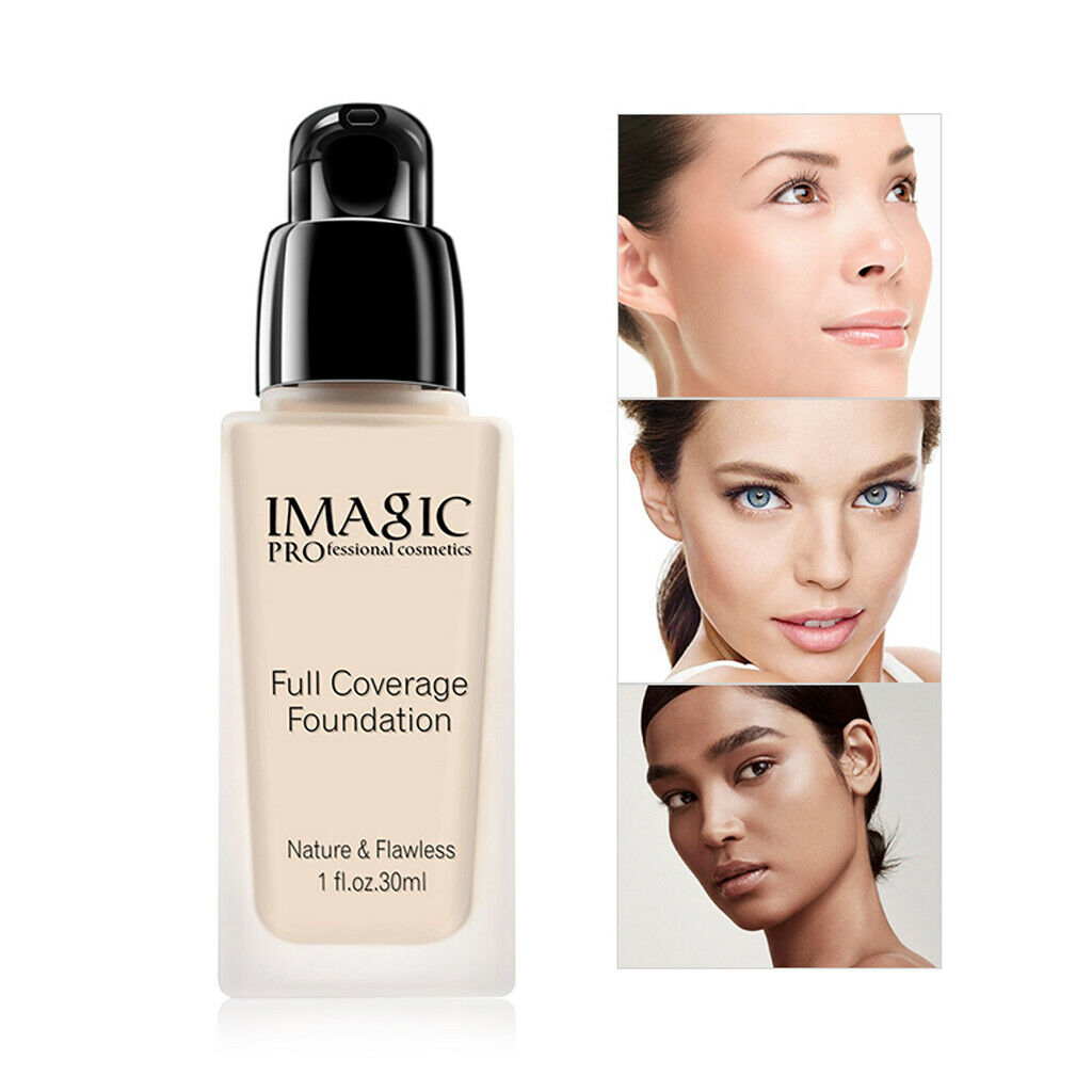 Oil Control Liquid Foundation Spots Wrinkles Defects Concealer Ivory Pink