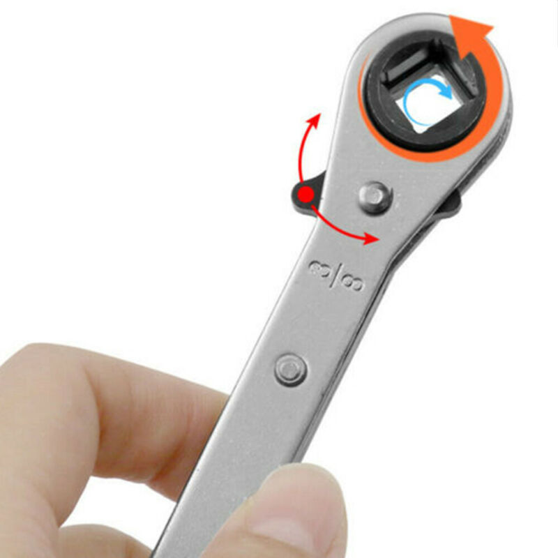 1/4" 3/8" 3/16" 5/16" Ratchet Square Wrench Equipment