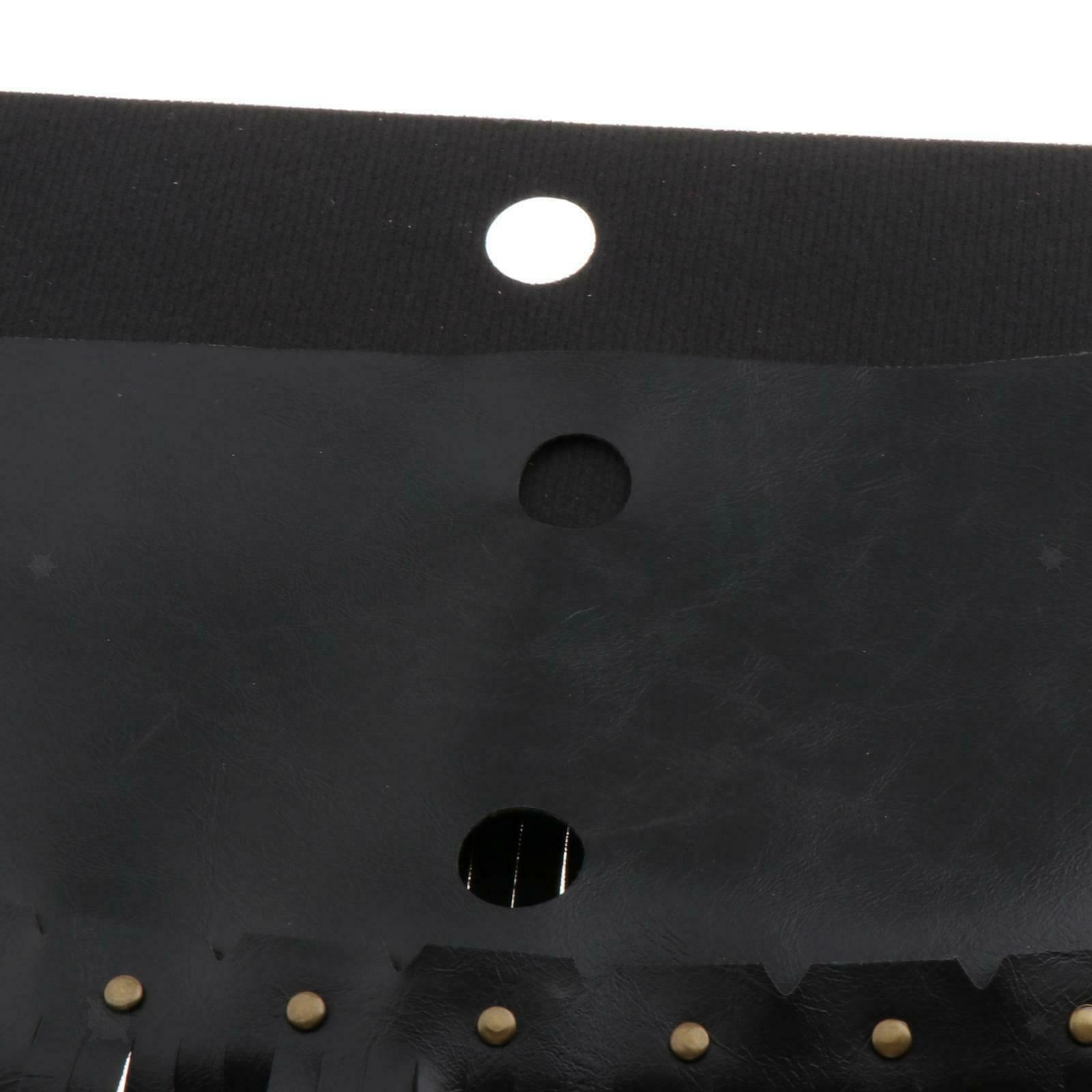 Motorcycle Front Driver Floorboard Cover with Tassel Rear Floor Board Fringe