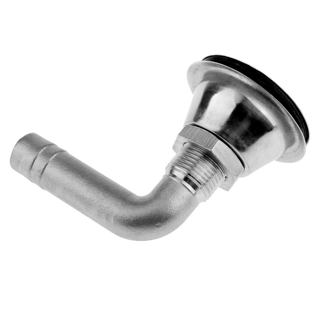 Marine Hardware 90 Degree 5/8-Inch Boat Flush Fuel / Water Tank Vent