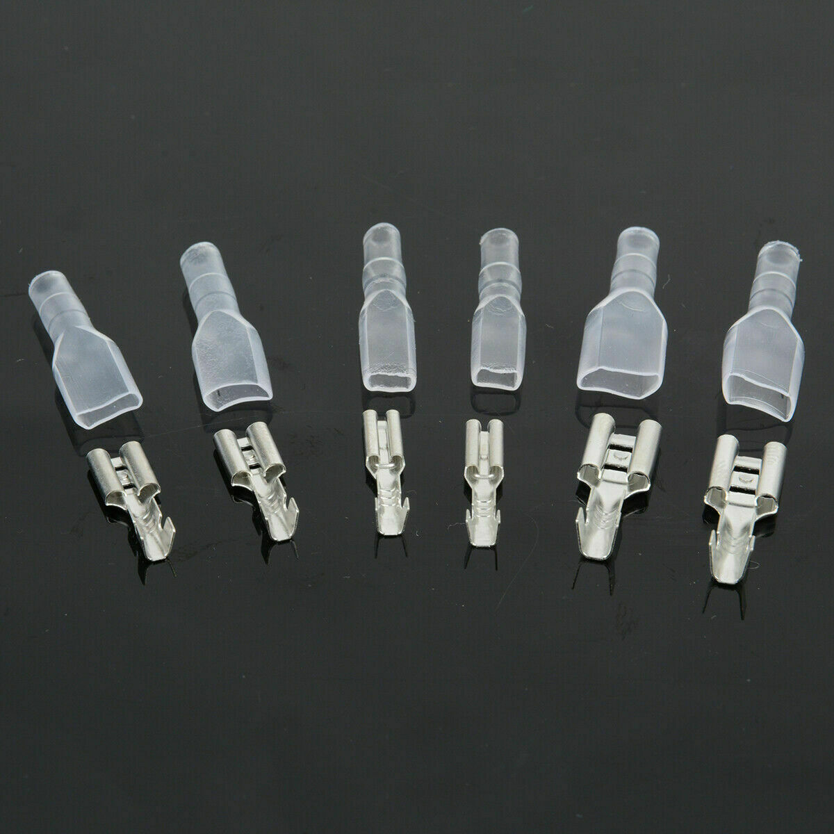 120 x 2.8mm 4.8mm 6.3mm Crimp Insulating Terminal Female Spade Connector Sleeves
