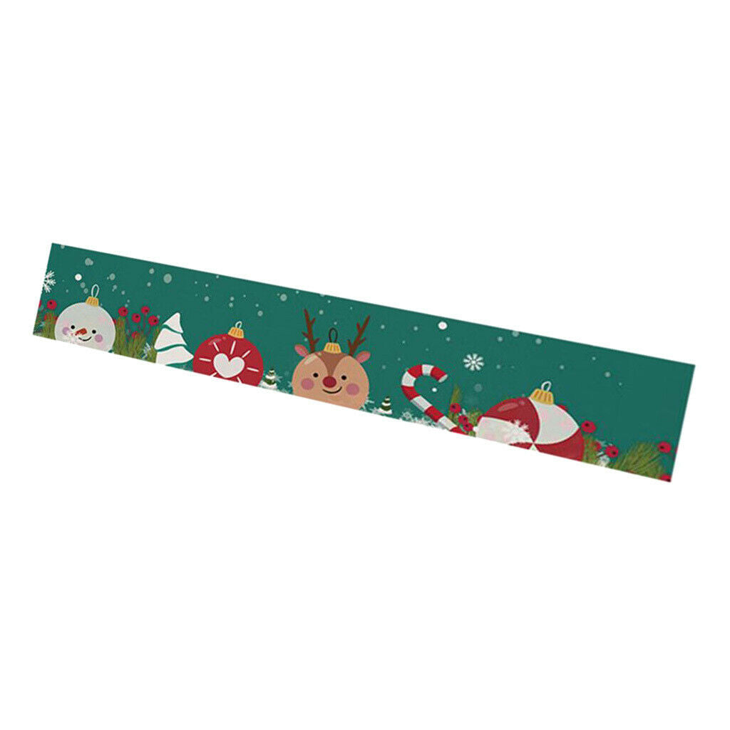 5m Merry Christmas Kitchen Bathroom PVC Tile Floor Waistline  Style01