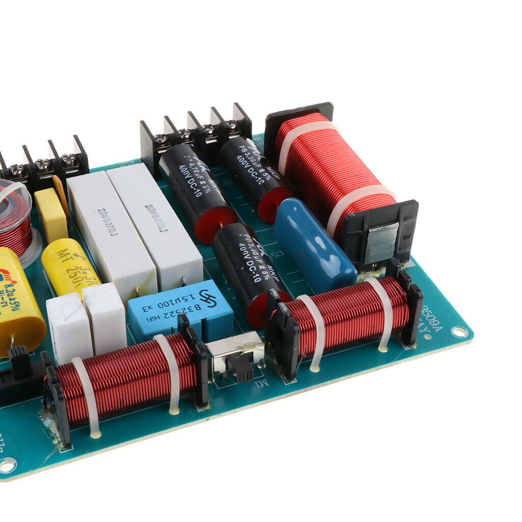 Treble Bass 3 Way Frequency Divider Speaker Audio Crossover Filters Board DIY
