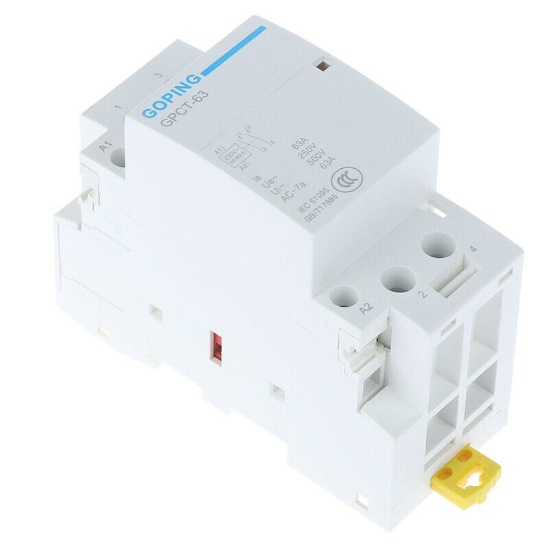TOCT1 2P 63A 220V/230V 50/60HZ Din rail Household ac Modular contactor 2NO JE WF