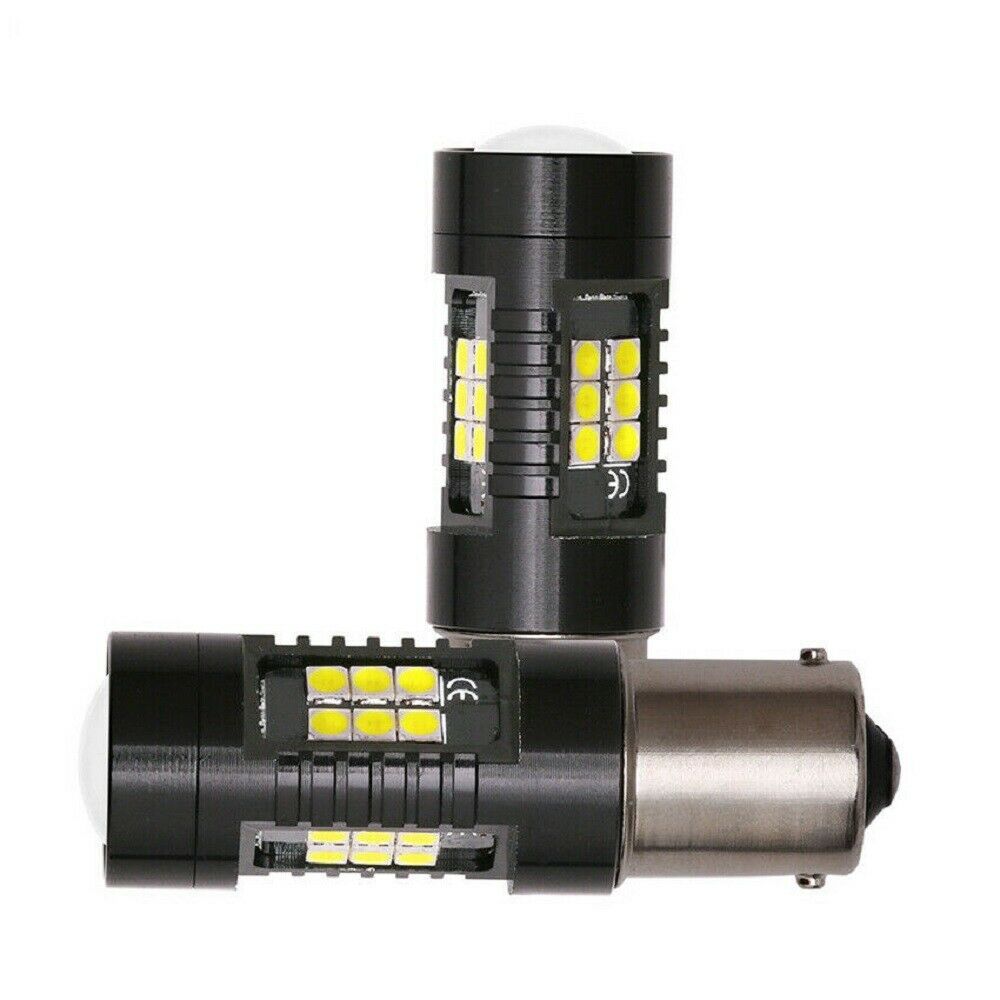 1156 BA15S P21W 21SMD LED Car Tail Backup Reverse Light Bulbs 1200Lm White
