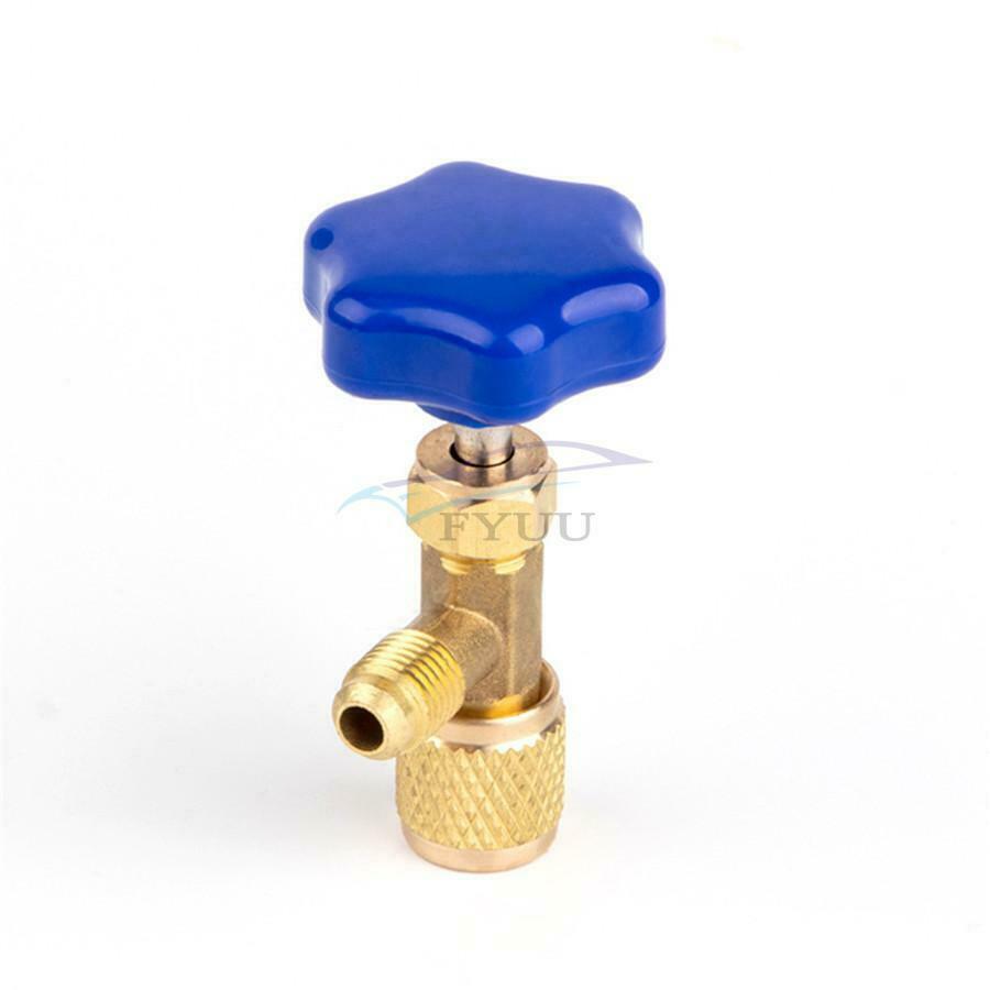 2PCS Car Air Conditioning Refrigerant Opener R134a A/C 1/2" Distributor Adapter