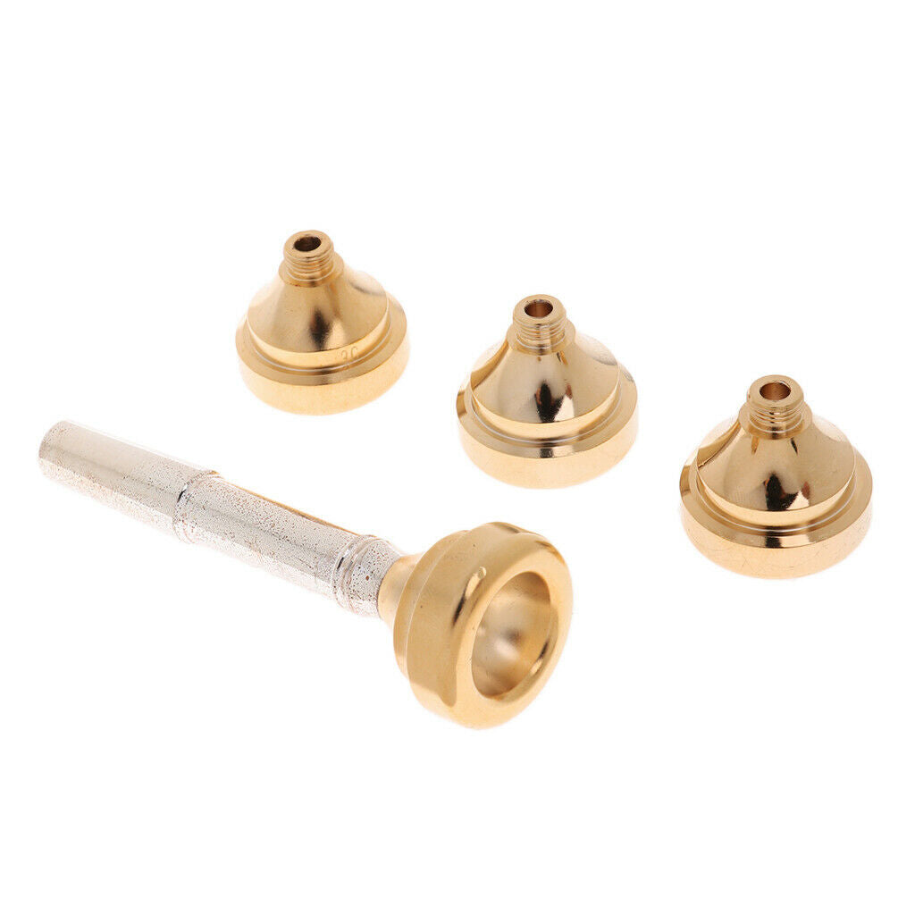 Trumpet Mouthpiece with 4 Size Convertible 3C 5C 7C 1-1/2C