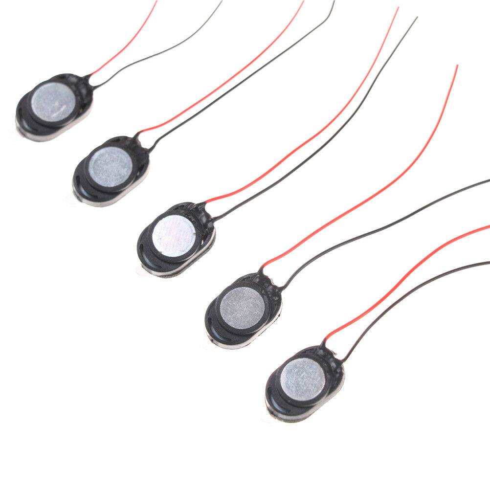 5Pcs Phone Loudspeaker 1W 8ohm 15x10mm Small Trumpet Loud Speaker D WF