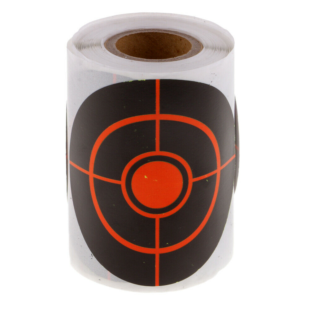 200 Pieces Black And Red Target  Stickers for Shooting Exercises