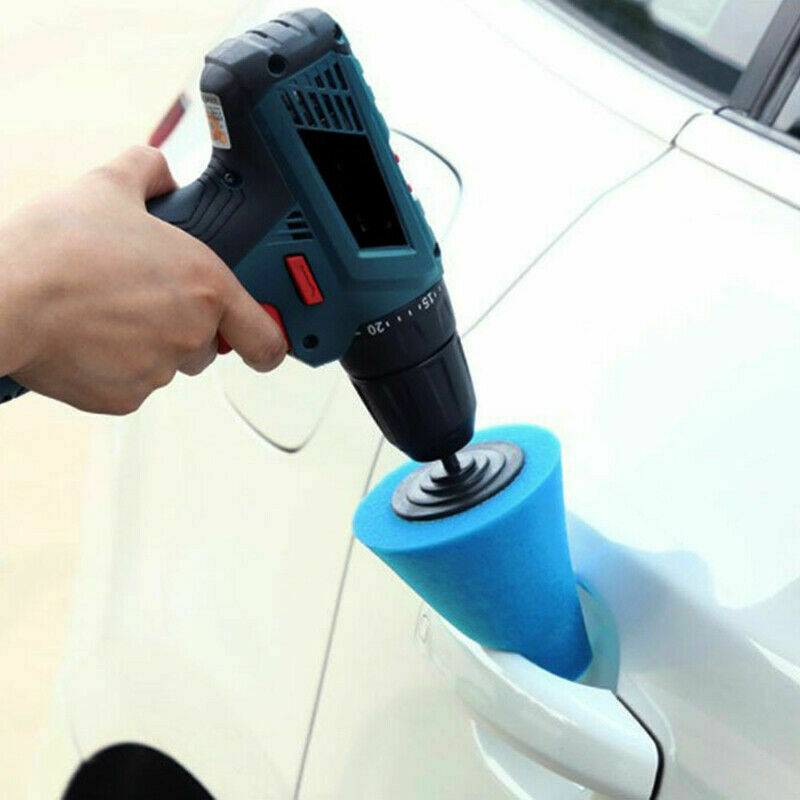 Car Wheel Hub Foam Sponge Burnishing Polishing Cone Shaped Buffing Pads Advanced