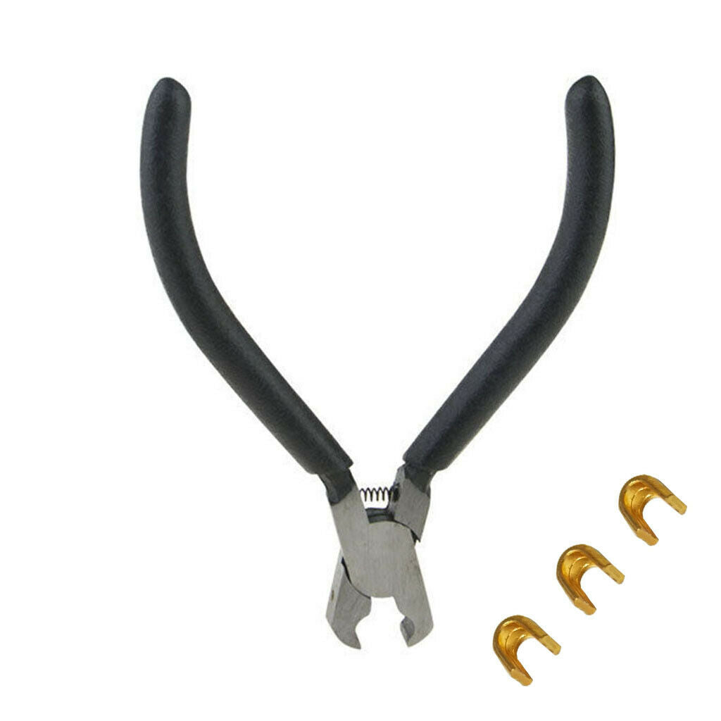 Durable Bow Nocking Points Pliers Bowstring Clip Plier 8pcs Nocking Point