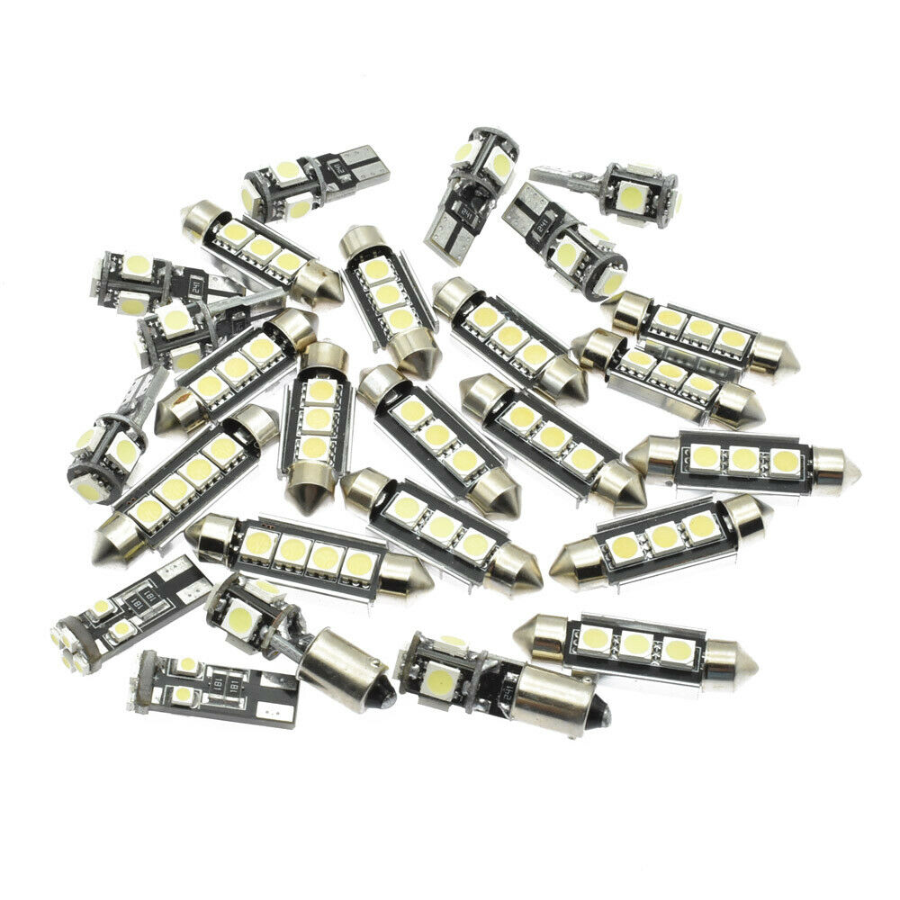 26Pcs White Car Lamp LED Interior Light Kit for Mercedes/Benz W211 E Class03-09