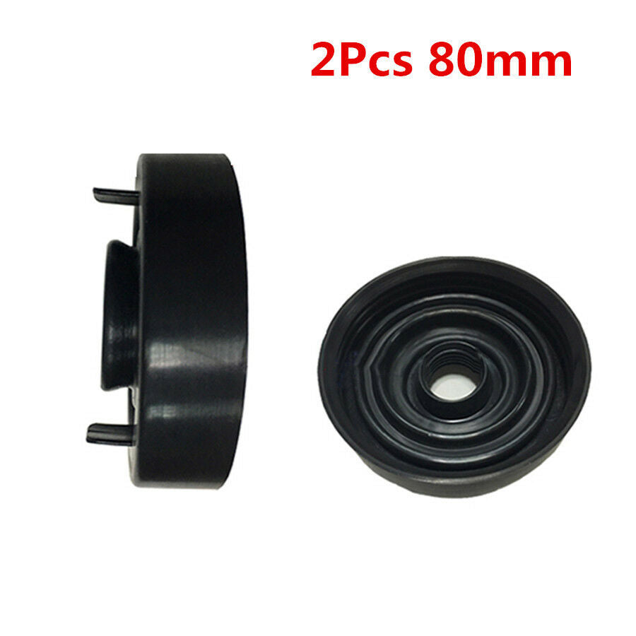 2Pcs 80mm Rubber Housing Dust Cap Seal Cover For Car LED HID Headlight Retrofit