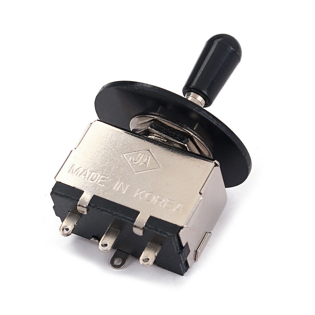 3-Way Lever Switch with Rhythmic Washer for Treble for Musical Instruments