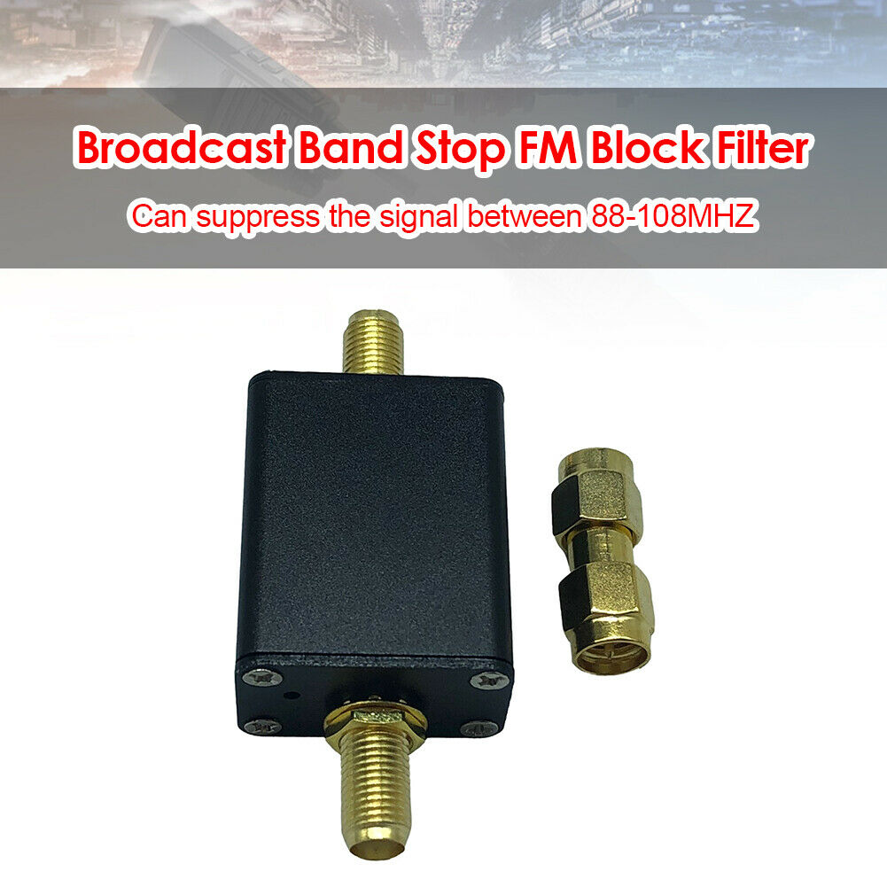 Broadcast Band Stop FM Block Filter 88-108 MHz FM Transmission FM Filters