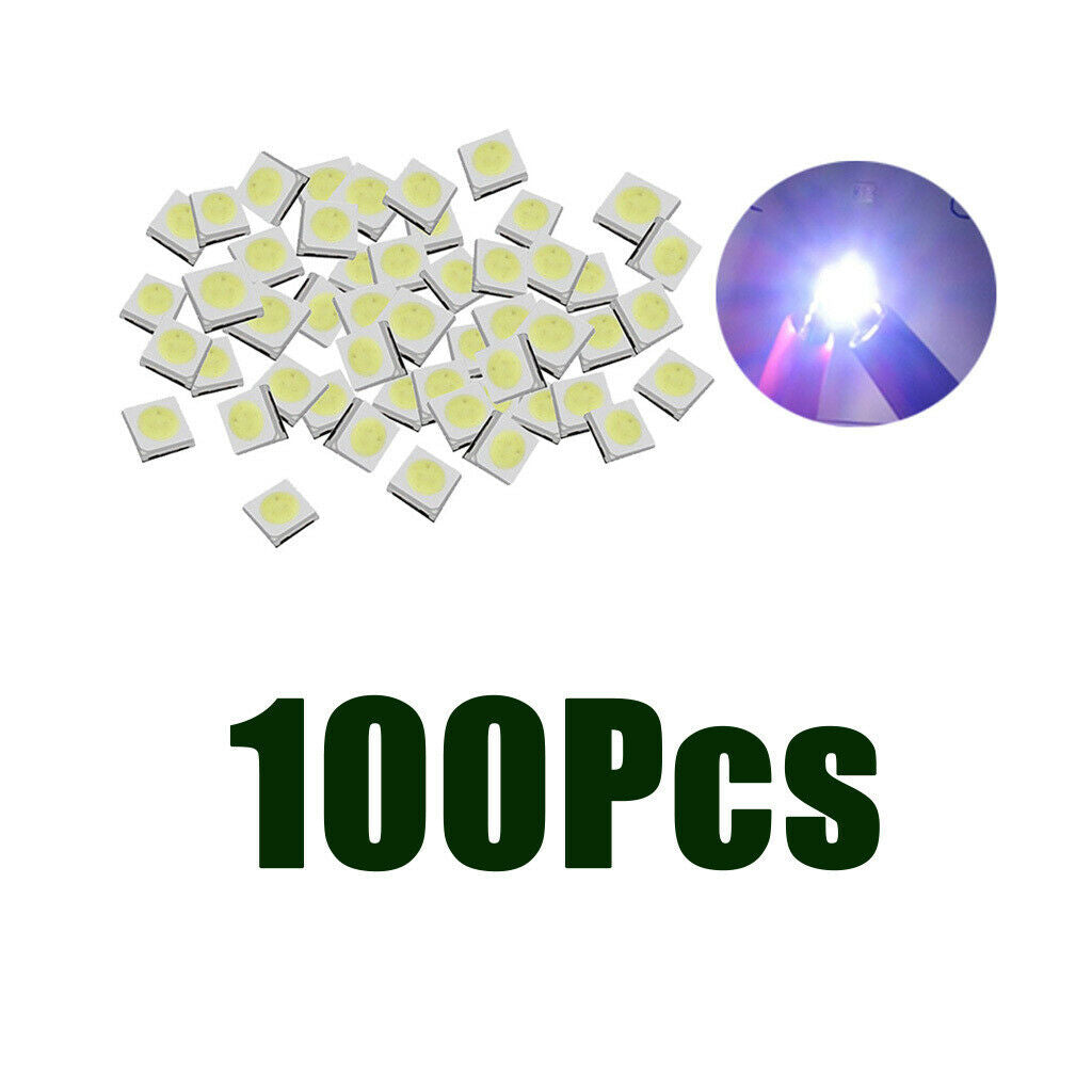 100pcs High Power 1w SMD CHIP White