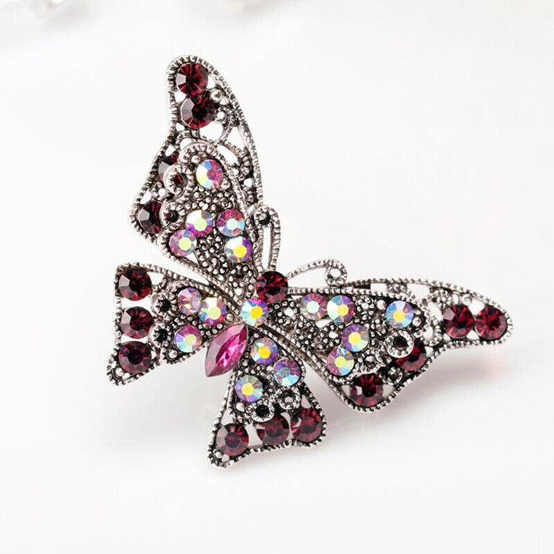Crystal Brooch Pins Dragonfly Butterfly Brooches Jewelry Wedding Party Gi.l8
