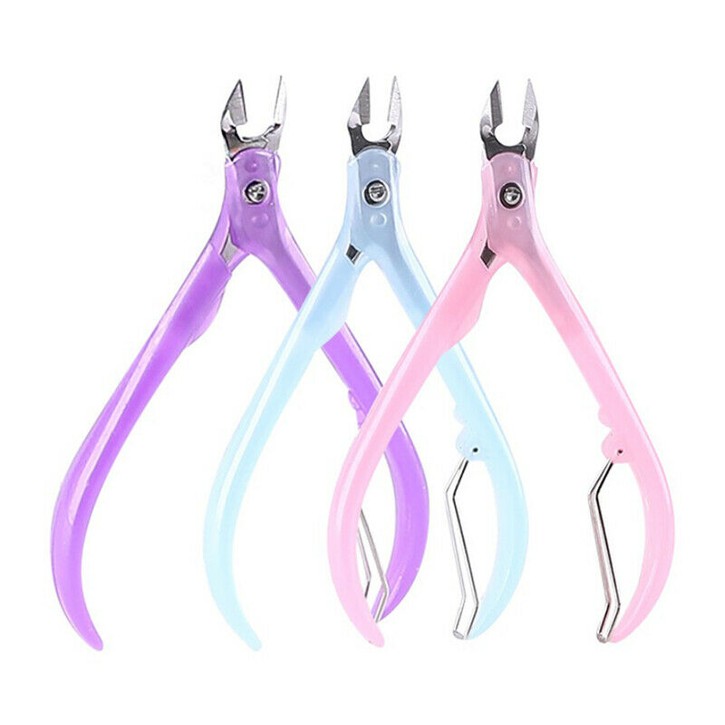 Handle Toenail Ingrown Nail Art Cuticle Nipper Manicure Scissor Tool Pedicur KX