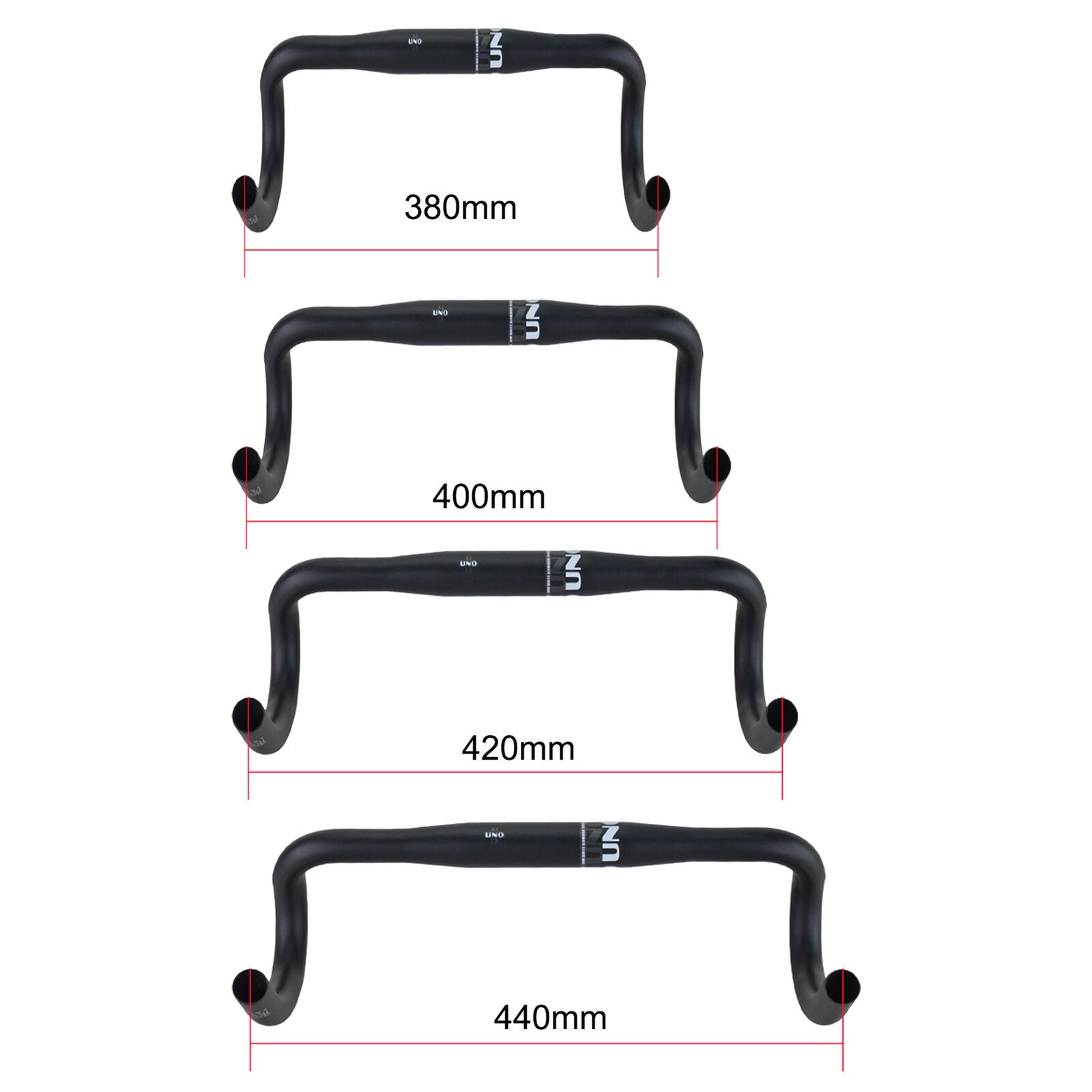 380mm Bicycle Handlebars Anti-oxidation Anti-Shock Anti-scratch Practical for Ou