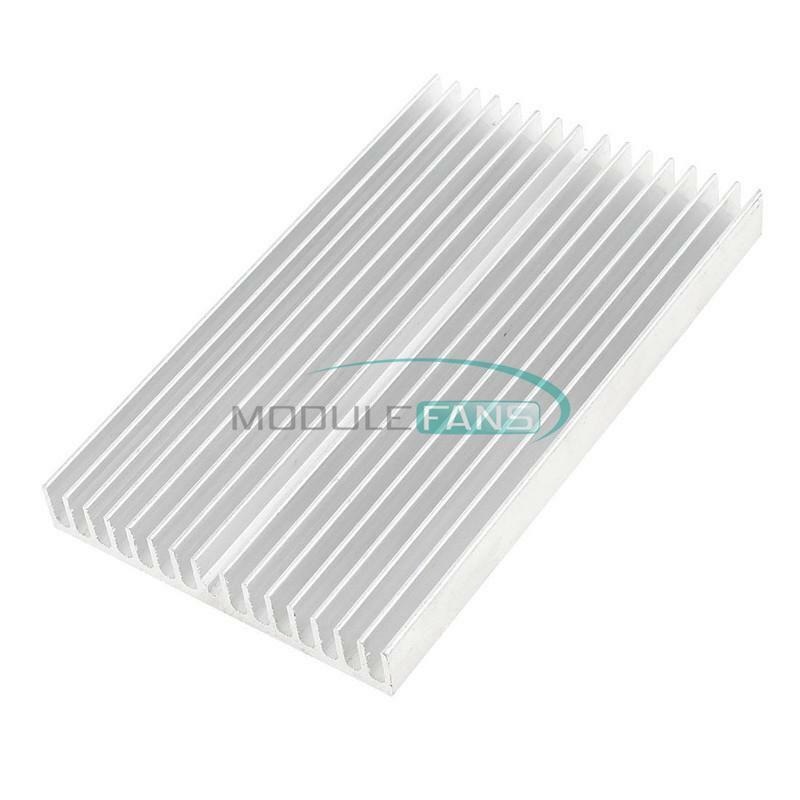 Heat sink 100X60X10mm IC Heatsink Aluminum Cooling Fin For CPU LED Power MF