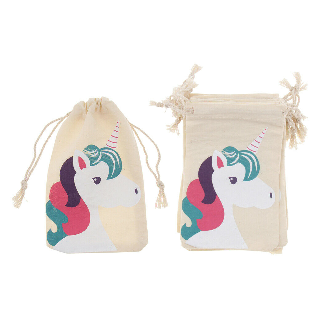 Linen Candy Bag Jewelry Pouch Reusable Gift Bag Wedding Favor 4x6inch D
