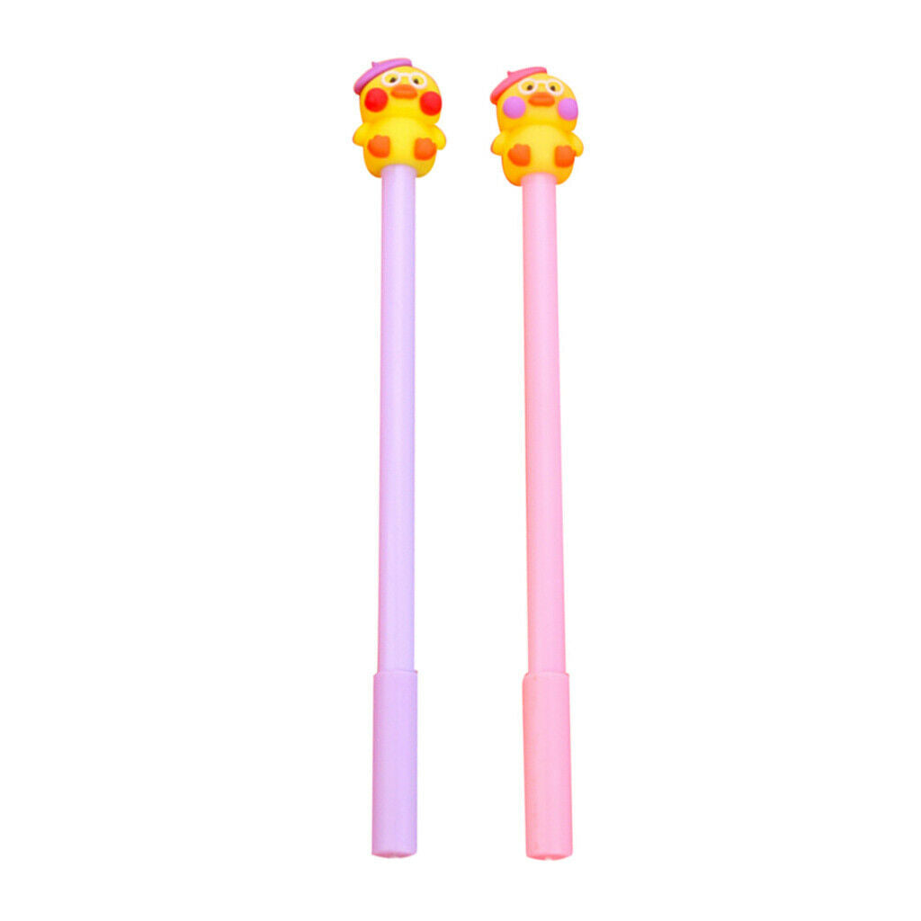 Cute Cartoon Gel Pen Duck Chick Student Signature Pen for School Kid Gift