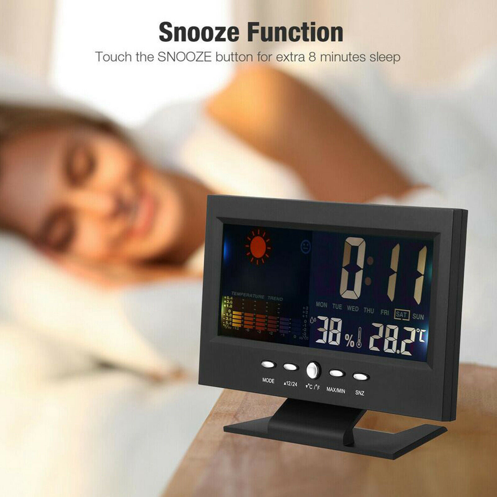 Outdoor Sensor Hygrometer with Weather Forecast Temperature Humidity Monitor