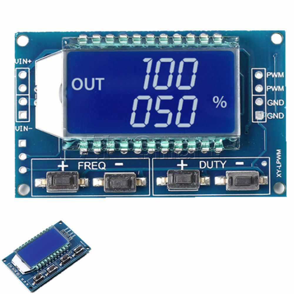Signal Generator PWM Pulse Frequency Cycle Adjustable Module LCD Display (L99)