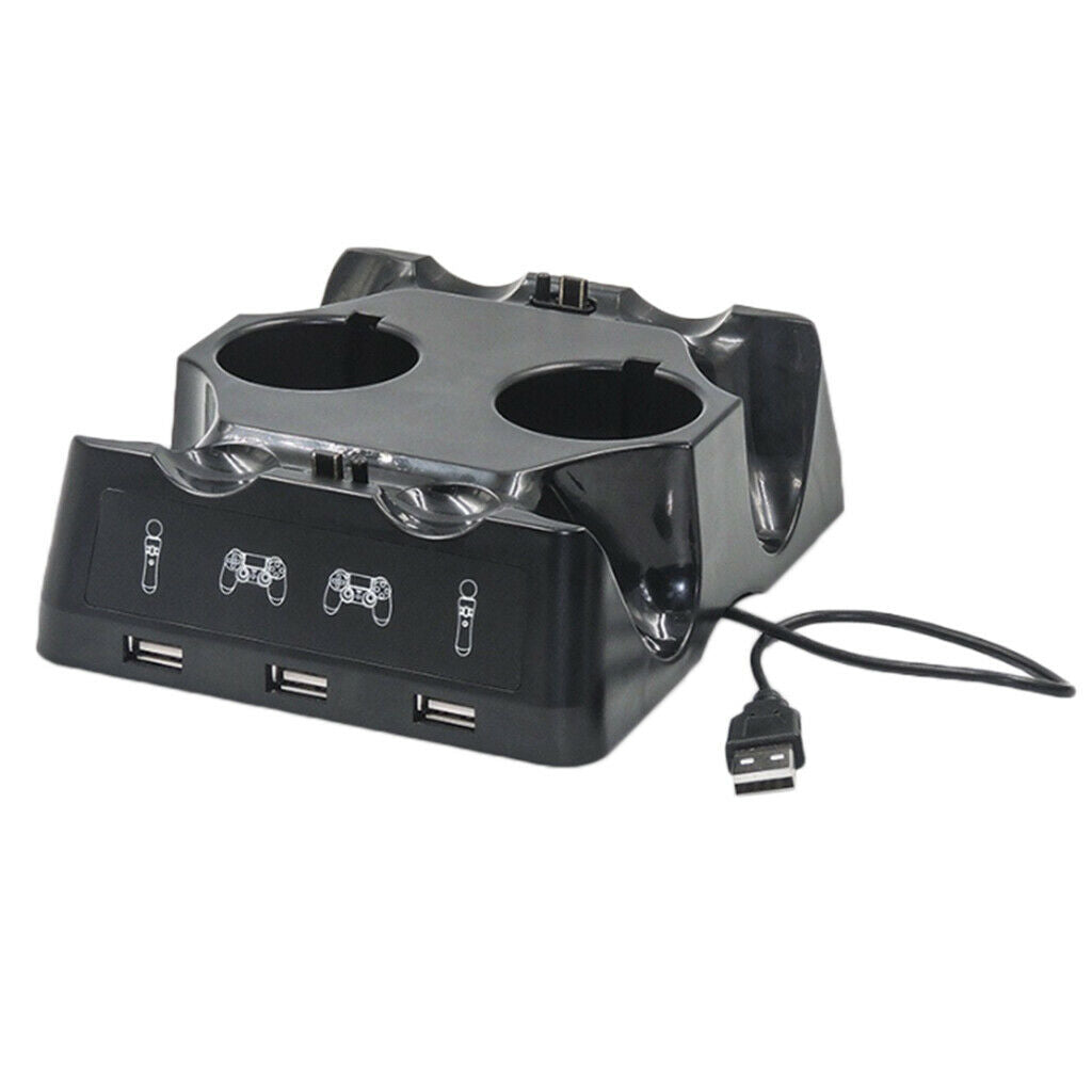 Controller Charger Dock Power Charging Stand For PS4/MOVE/PS4 VR New